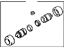 Toyota 04474-42020 Overhaul Kit, Rear