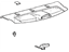 Toyota 64330-02320-B0 Panel Assembly, Package Tray Trim