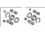 Toyota 04479-20340 Caliper Overhaul Kit, Rear
