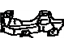 Toyota 61715-02040 Roof Reinforcement, Passenger Side