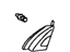 Toyota 67491-01060 Corner Cover, Passenger Side