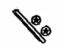 Toyota 75574-22051 Moulding, Back Window Side, Driver Side