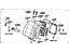 Toyota 71440-22850-03 Back Assembly, Front Seat, Driver Side(For Separate Type)