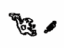 Toyota 64606-22050-01 Lever Sub-Assembly, Luggage Door Lock Open