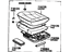Toyota 71420-22480-03 Cushion Assembly, Front Seat, Driver Side