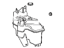 Toyota 85315-47200 Jar Assembly, Windshield Washer