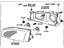 Toyota 81110-06010 Headlamp Assembly, Passenger Side