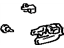 Toyota 69205-06011-K0 Handle, Inside, Passenger Side