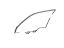 Toyota 68101-AA010-83 Door Glass, Front Passenger Side