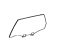 Toyota 68104-06040-83 Door Glass, Bronze, Rear Driver Side
