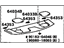 Toyota 64330-02150-E0 Panel Assembly, Package Tray Trim
