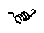 Toyota 90080-50129 Spring, Tension(For Rear Brake Automatic Adjust Lever)