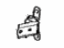 Toyota 68780-0H010 Hinge Assembly, Rear Door, Lower Driver Side