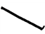 Toyota 62314-20020-03 Moulding Sub-Assembly, Front Door Trim, Passenger Side