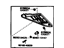 Toyota 62951-29065 Louver Assembly, Roof Side Vent, Passenger Side