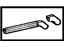 Toyota 73014-22060-02 Plate Sub-Assembly, Front Seat Belt Anchor, Driver Side