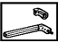 Toyota 73013-22060-02 Plate Sub-Assembly, Front Seat Belt Anchor, Passenger Side