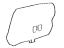 Toyota 67832-22020 Cover, Front Door Service Hole, Driver Side