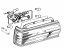 Toyota 81560-80257 Lamp Assembly, Rear Combination, Driver Side