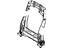 Toyota 71104-07020 Seat Back Frame, Driver Side