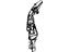 Toyota 53202-02150 Side Support, Passenger Side