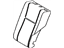 Toyota 71652-12500 Pad, Rear Seat Back, Driver Side(For Separate Type)