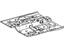 Toyota 58111-52916 Front Floor Pan, Driver Side