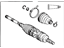 Toyota 43470-19025 Shaft Assembly, Front Drive Outboard Joint, Driver Side