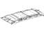 Toyota 63310-08915-B1 Headlining Assembly, Roof, Front