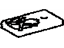 Toyota 17148-36010 Plate, Exhaust Manifold(For EGR Inlet)
