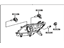 Toyota 81110-08031 Headlamp Assembly, Passenger Side