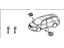 Toyota 69005-08020 Cylinder Set, Lock