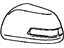 Toyota 87915-08020-A0 Cover, Outer Mirror, Passenger Side, White
