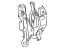Toyota 55106-08040 Support Sub-Assembly, Brake Pedal