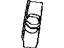 Toyota 73033-0C020-C0 Adjust Cover, Black, Passenger Side