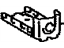 Toyota 57464-08010 Reinforcement, Driver Side