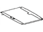 Toyota 63306-08030-B0 Sunshade, Gray, Rear