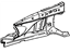 Toyota 53702-12120 Apron Sub-Assembly, Front Fender, Driver Side