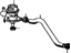 Toyota 90467-23001 Clamp Or Clip(For Air Injection System Hose)