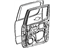 Toyota 67003-04060 Panel Sub-Assembly, Rear Door, Passenger Side