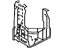 Toyota 53212-04050 Support, Radiator, Driver Side