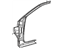 Toyota 61131-04040 Pillar, Front Body, Upper Outer Passenger Side