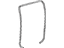 Toyota 62331-04020 Weatherstrip, Rear Door Opening Trim, Passenger Side