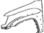 Toyota 53802-04090 Fender Sub-Assembly, Front Driver Side