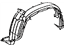 Toyota 53876-04150 Fender Liner, Driver Side