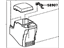 Toyota 58910-04010-B0 Rear Console, Gray