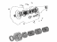 Toyota 04352-35350 Kit, Automatic Transmission Overhaul, Passenger Side