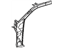 Toyota 61014-04011 Inner Pillar, Driver Side