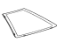 Toyota 62720-20101 Glass, Driver Side