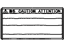 Toyota 11293-21080 Caution Label